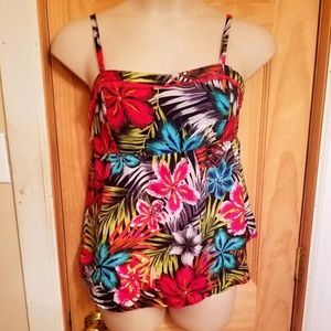 Tropical Print Top